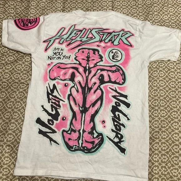Hellstar No Guts No Glory Tee White
